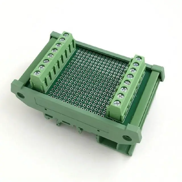 Main image of FOR 50X72mm Double Side 8 in 8 out Prototype PCB Test Board Din Rail