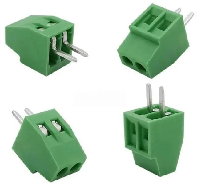 Main image of FOR 100Pcs KF128 2.54mm 2P 3P 300V/10A PCB Screw Terminal Block