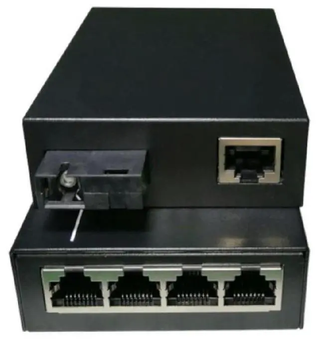 Main image of FOR 1F4E Fiber Fast Ethernet POE Switch Single-mode Single-fiber