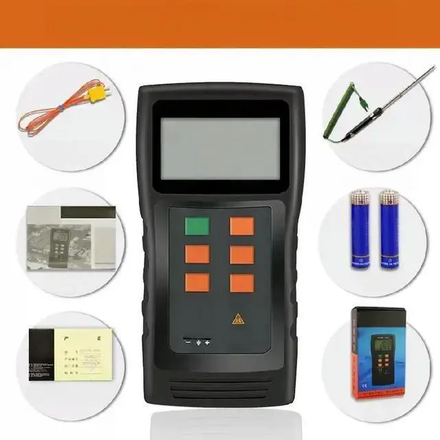Main image of FOR 6801 3 1/2 Digital Thermometer Industrial K-Type Thermometer