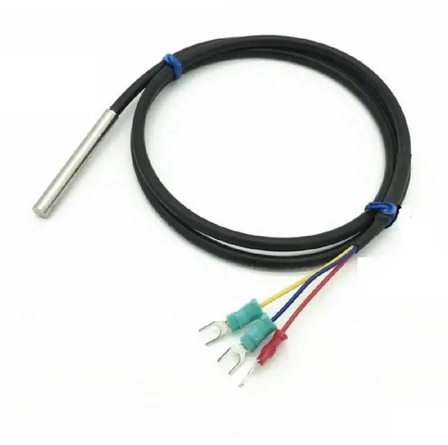 Main image of FOR 5pcs RTD PT100 CU50 5*50mm 3-wires temperature sensor probe