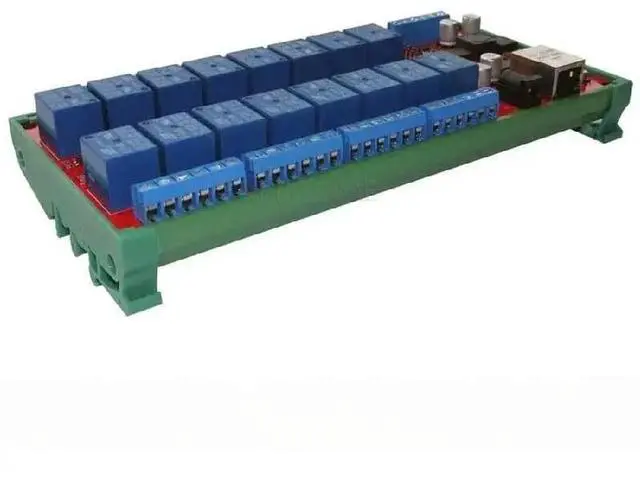 Main image of FOR 16 Channels Ethernet RS485 Relay Board TCP/RTU Gateway