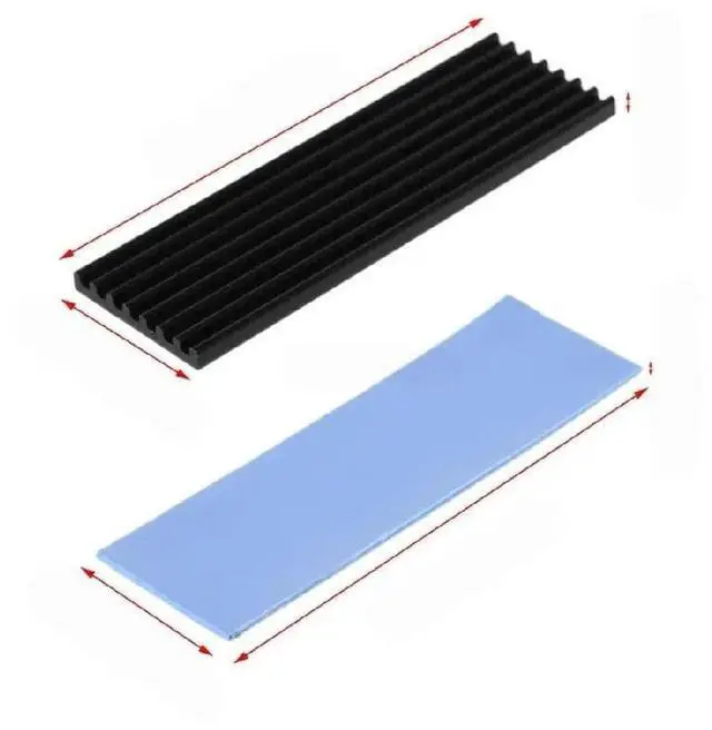 Main image of 2280 M.2 Heatsink Thermal Conductive Adhesive Cooling Pad