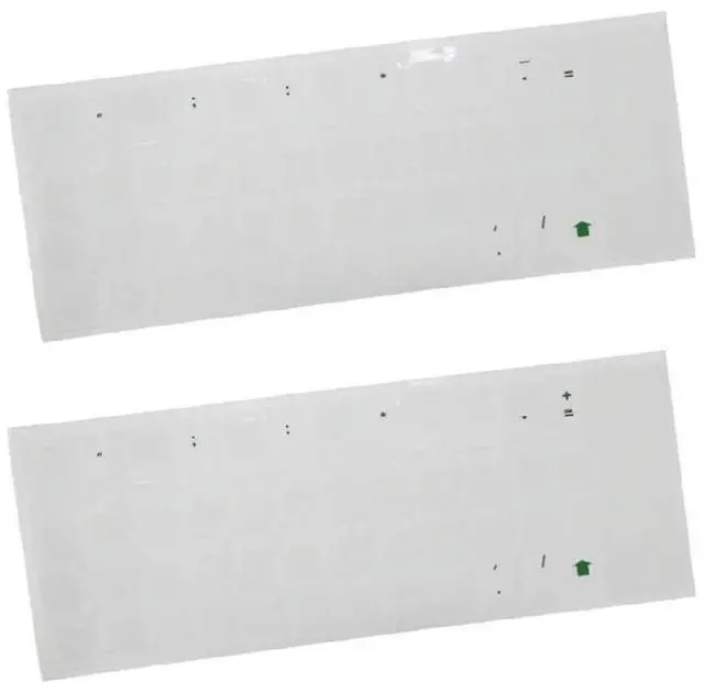 Main image of Keyboard Sticker Black/Blue/Green/Red/Yellow Transparent