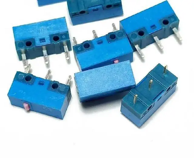 Main image of Gaming Mouse Micro Limit Switch 3 Pins 2 Pieces Pink Dot