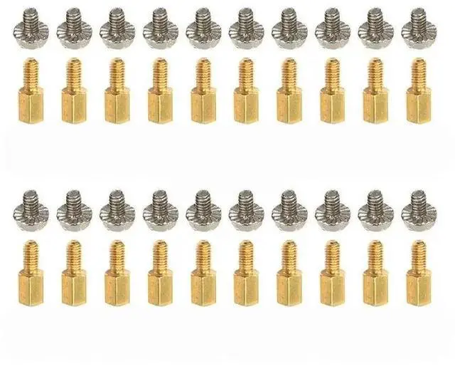 Main image of Computer Motherboard Washers Set Security Screws 6-32-M3