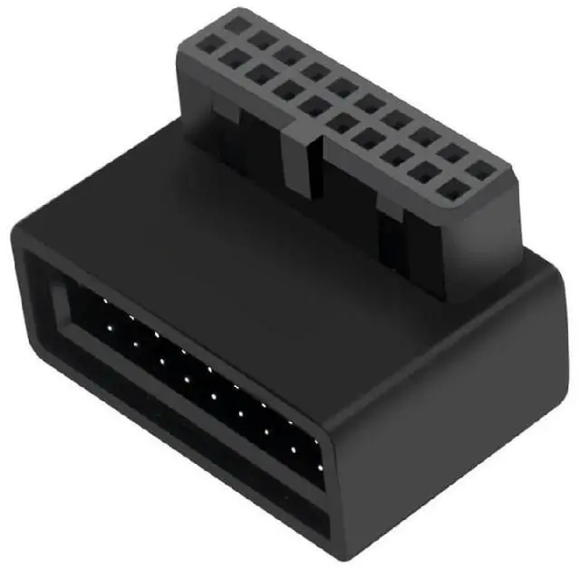 Main image of Motherboard USB 3.0 Adapter 19p 20p 90 Degree Elbow