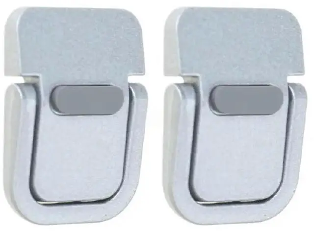 Main image of 2Pcs Aluminium Self-Adhesive Keyboard Stand Invisible