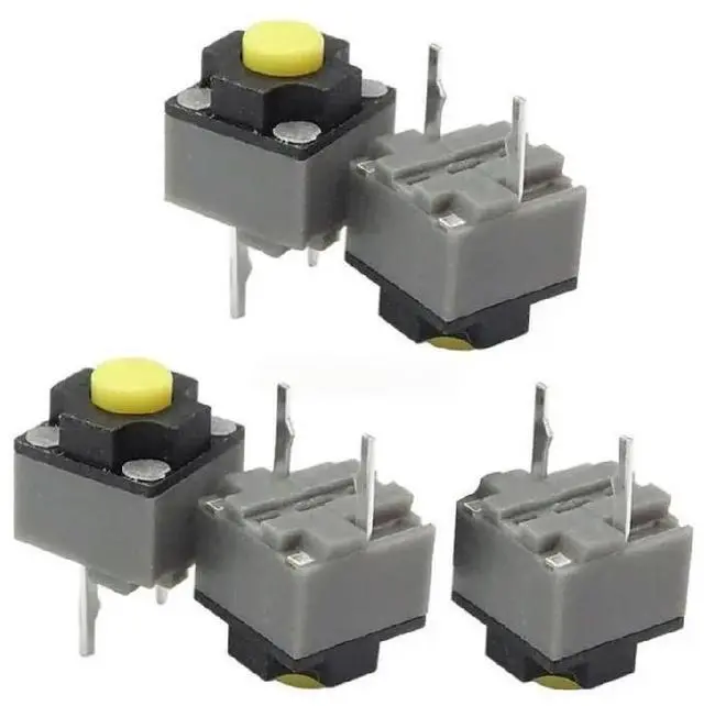 Main image of 5PCS Mute Button 6x6x7.3mm Silent Mouse Micro Switch