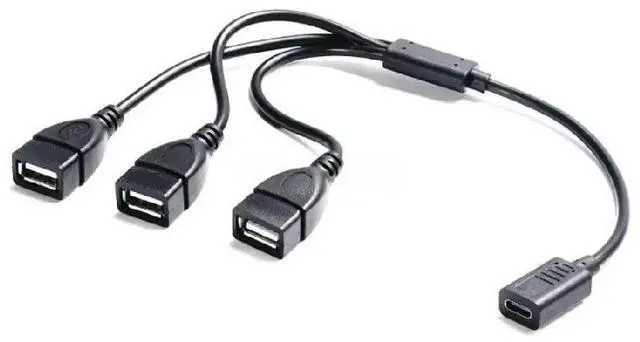 Main image of USB C to USB2.0 3 Port Hub Charging Data Transfer Tablet