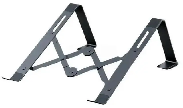Main image of Foldable Metal Notebook Stand AntiSlip Silicone Pad
