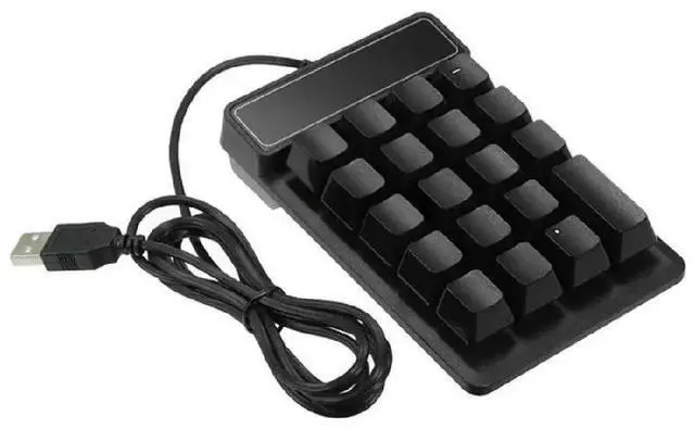 Main image of 19 Keys Mini USB Numeric Keypad Ultra-thin Desktop