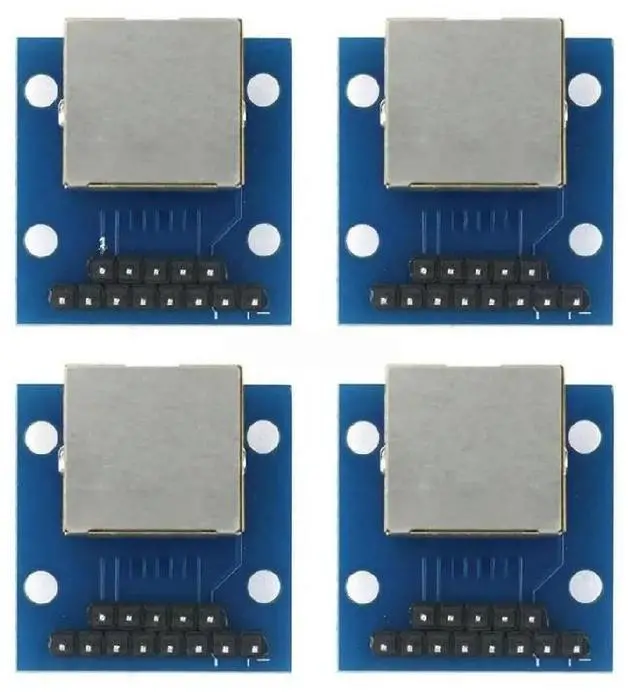 Main image of RJ45 Breakout Board 8P8C Socket 2.54mm Pitch LED