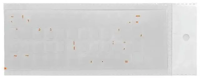 Main image of Arabic Keyboard Stickers Matte PVC Transparent Letters