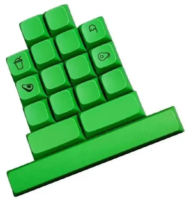 Main image of 17PCS Profile Dye Sub Keycaps Bees for Cherry 61 64