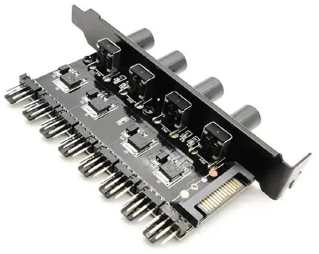 Main image of 4pin PWM Cooler Splitter 12V Fan Speed Controller