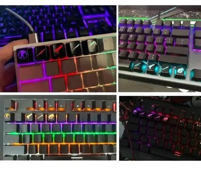 Main image of 5 Keys ABS Keycaps Mechanical Keyboard Replacement