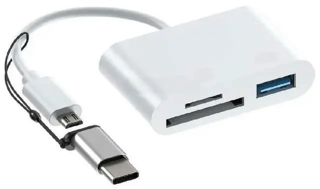 Main image of USB Card Reader MicroB TF Adapter Type-C Computer