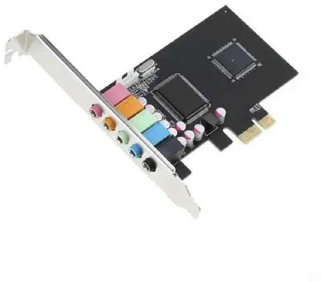 Alt view image 2 of 2 - PCIE Sound Card CMI8738 5.1 Stereo 32/64 Bit