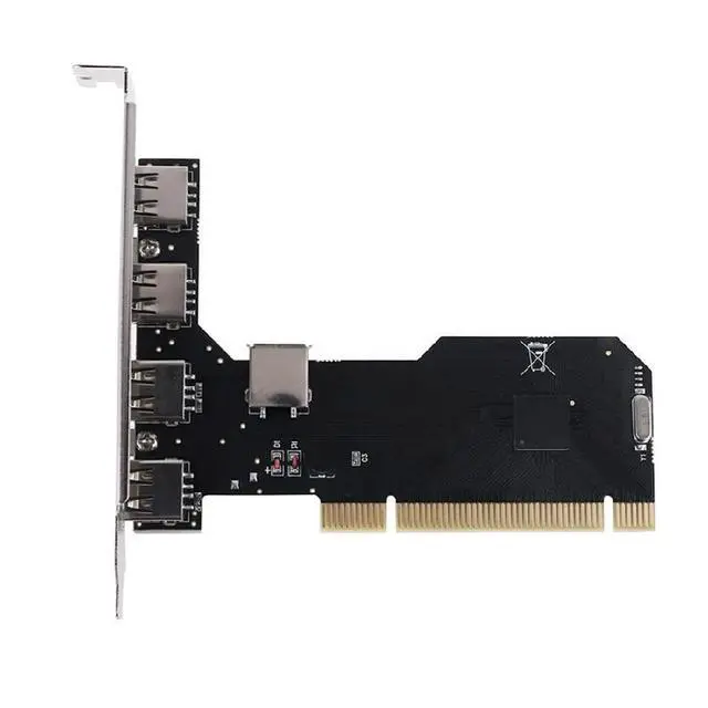 Alt view image 2 of 2 - 5 Port USB 2.0 PCI Hub Controller 480Mbps