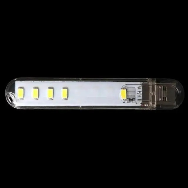 Alt view image 2 of 2 - 5V Mini Eye-Care USB Night Light 8 LED Lamp