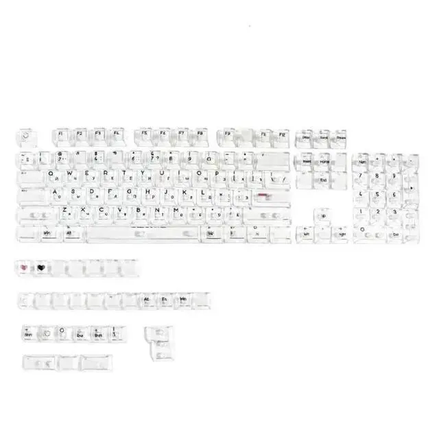Alt view image 2 of 2 - 132Keys Crystal Transparent Keycap Backlit