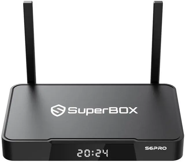 Alt view image 2 of 6 - (Latest) 2025 S6 PRO Smart TV Box, Android 12.0 Operate System, 4GB RAM, 32GB Storage, 6K HD, Built-in Voice Control, Android Box, Versatile Streaming Media Player