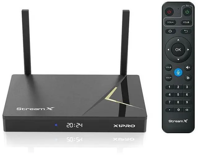 Alt view image 4 of 7 - StreamX X1 Pro Portable Smart Android TV Box, 4GB+64GB Storage, Voice Remote Control, 6K Ultra HD, WiFi-6 Supported, HDMI Cable, 1000Mbps Ethernet Port, Instruction Manual