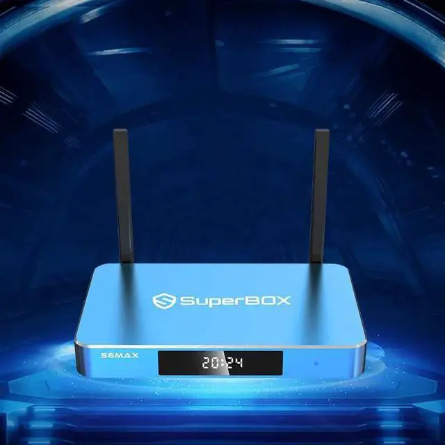 Main image of Superbox Premium Edition S6 Max - Android 12, 4GB RAM, 64GB Storage, 6K Media Player with Voice Control, Timeshift Function, Parental Control, Smart Android TV Box