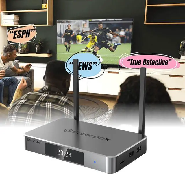 Alt view image 5 of 7 - Superbox Premium Edition S6 Ultra - Android 12, 4GB RAM, 128GB Storage, 6K Media Player with Voice Control, Timeshift Function, Parental Control, Smart Android TV Box