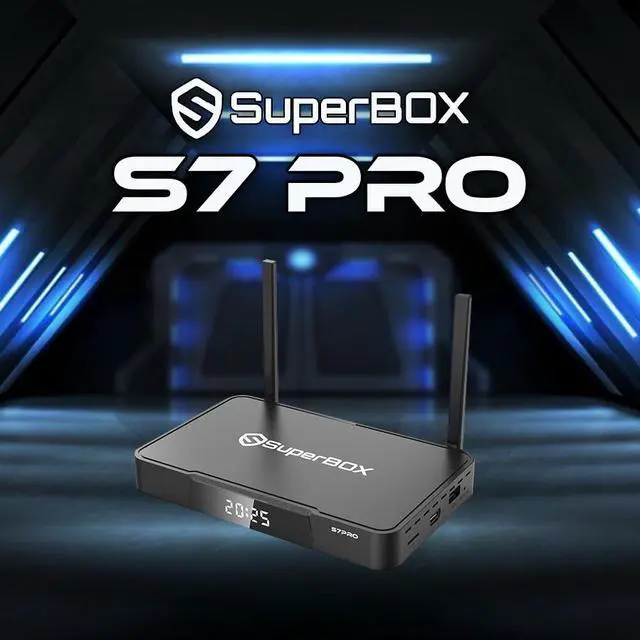 Main image of Superbox Premium Edition S7 Pro - Android 12, 4GB RAM, 64GB Storage, Brand-new UI/UX Design with Voice Control, Extended Timeshift Function, Parental Control, Smart Android TV Box Media Player