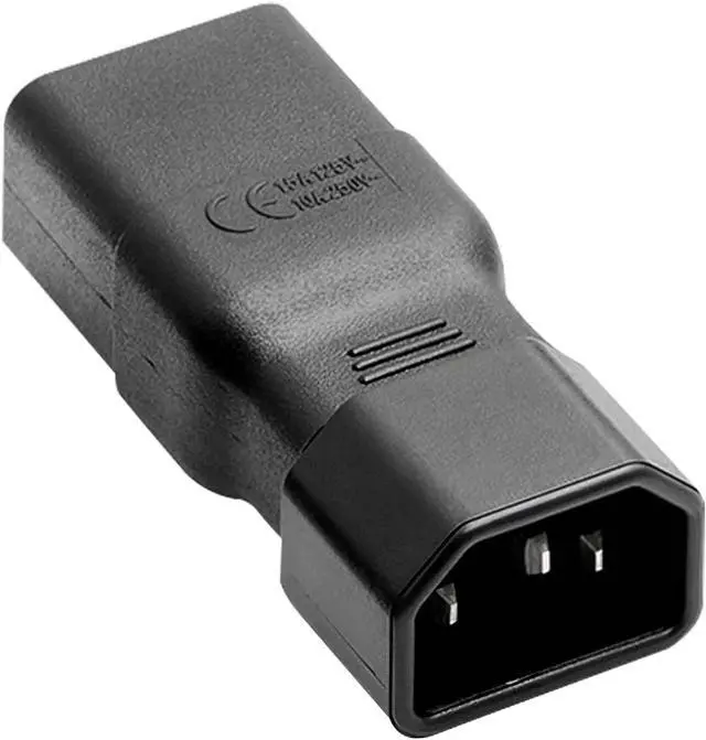 Alt view image 4 of 7 - DIXSG PDU UPS Power IEC Male C14 to Female C19 Adapter IEC Connector