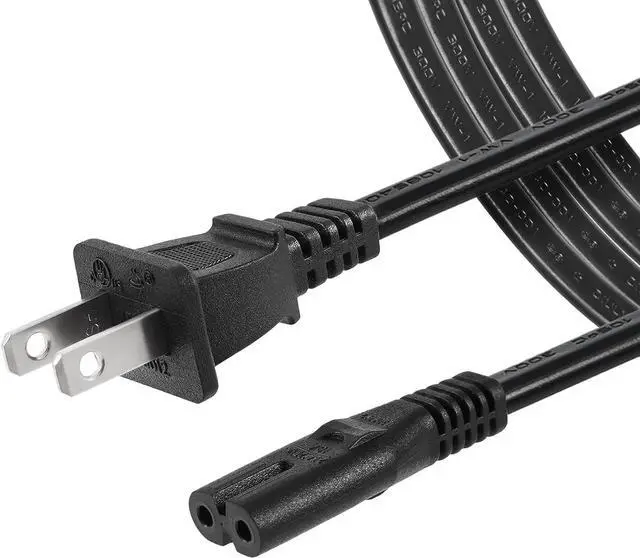 Alt view image 7 of 7 - DIXSG Power Cord Cable Compatible Canon PIXMA MG / MP / MX / IP Series Printers, 2 Prong Replacement Printer Power Cable