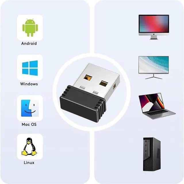 Alt view image 6 of 7 - DIXSG Mouse Jiggler Mover Wiggler Undetectable Shaker USB Port for Computer Laptop, Keeps PC Awake, Simulate Movement to Prevent Laptop Entering Sleep, No Software Plug-and-Play