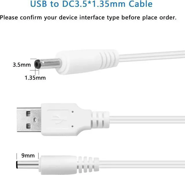 Alt view image 2 of 6 - DIXSG Replacement Charger cord for LUNA series facial cleanser Foreo Luna/ Luna2/ Luna3/ Luna Mini/Luna Mini 2/F-OREO ISSA Series E-Toothbrush USB Charger cable