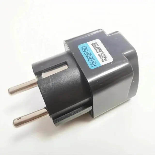 Alt view image 3 of 7 - DIXSG (2 Pack) Germany France Europe Travel Power Adapter, Universal AU UK US to EU Europe Plug AC 250V European Schuko Type E F Outlet