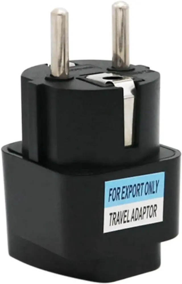 Alt view image 5 of 7 - DIXSG (2 Pack) Germany France Europe Travel Power Adapter, Universal AU UK US to EU Europe Plug AC 250V European Schuko Type E F Outlet