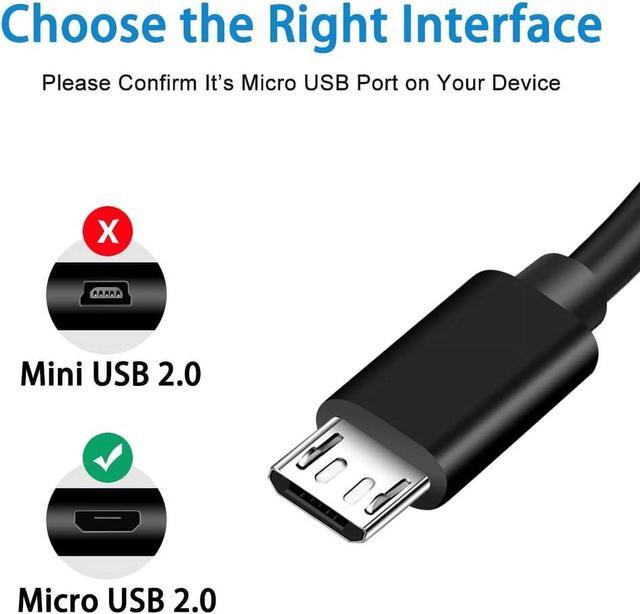 Alt view image 3 of 7 - DIXSG Micro USB Charging Cable Compatible for Bose SoundLink Color I, II, III, Bose SoundLink Mini 2 II, Micro, SoundLink Revolve, Revolve Plus, Soundwear Companion Wearable Bluetooth Speaker