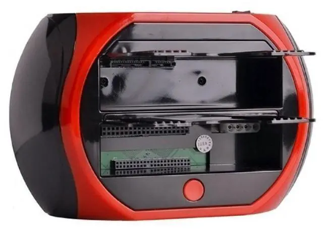 Alt view image 4 of 7 - DIXSG All in 1 HDD Docking,2.5''/3.5'' SATA Multi-Function HDD Docking Station SATA Hard Disk Base USB HUB Reader
