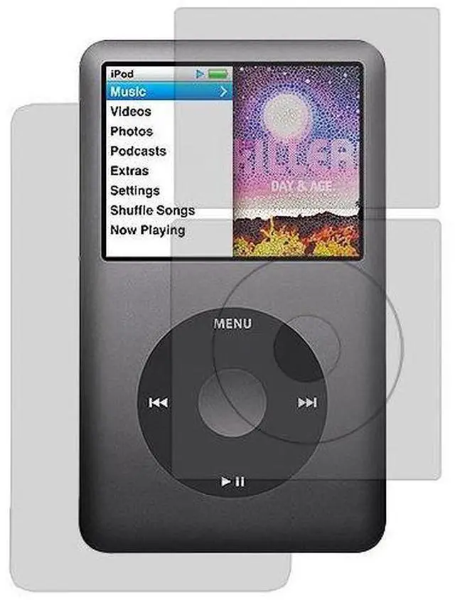 Alt view image 2 of 5 - DIXSG Clear Transparent Hard Case Cover + Screen Protector for iPod Classic 80GB 120GB 160GB 6th Generation
