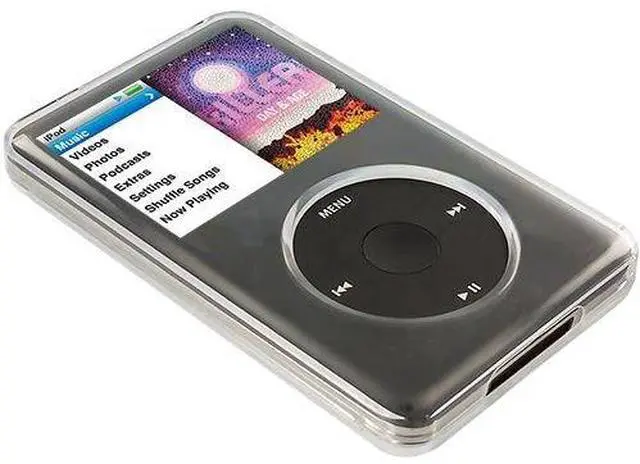 Alt view image 3 of 5 - DIXSG Clear Transparent Hard Case Cover + Screen Protector for iPod Classic 80GB 120GB 160GB 6th Generation
