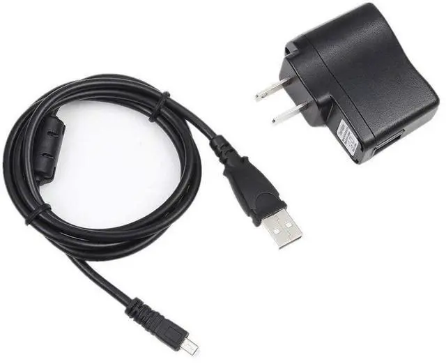 Main image of DIXSG 5V USB AC Power Adapter Battery Charger Cord for Cybershot DSC-W810 DSC-W830