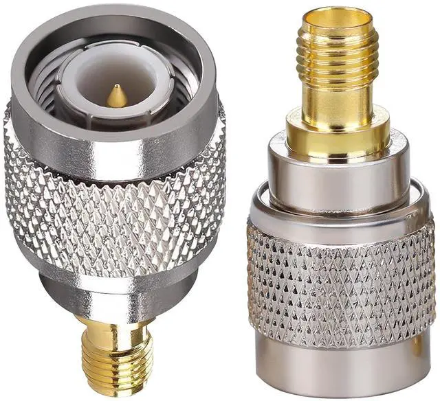 Alt view image 4 of 7 - DIXSG SMA Female to TNC Male Coax Connector TNC to SMA Coaxial Adapter 2pcs