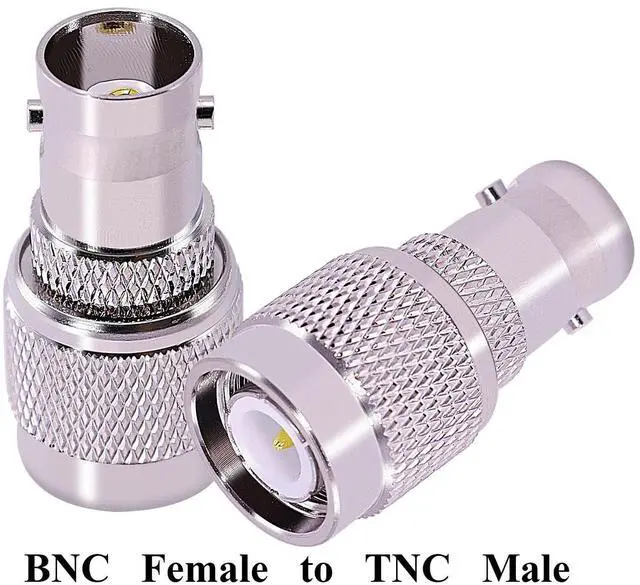 Alt view image 5 of 6 - DIXSG 2PCS BNC Female to TNC Male Coax Adapter,TNC to BNC Coaxial Connector