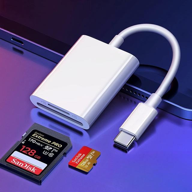 Alt view image 6 of 6 - DIXSG SD Card Reader for Android, Micro SD Card to USB Adapter, USB C SD Card Reader for Camera Memory Card Reader, SD Card Reader for PC Phone Pads