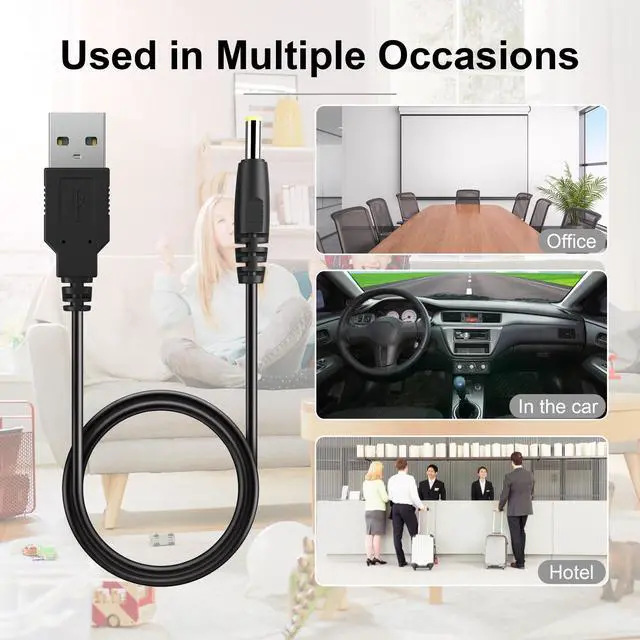 Alt view image 6 of 6 - DIXSG PSP Charger Cable, Replacement PlayStation Portable Charger PSP Power Cord Compatible with PSP 1000 2000 3000 Series (PSP-1001, 2001, 3001) USB Charging Cord