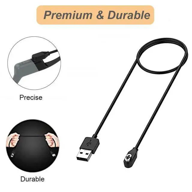 Alt view image 4 of 6 - DIXSG Charging Cable for Shokz Openrun Pro Mini, Aftershokz Aeropex & Opencomm, Magnetic Charger for Shokz Bone Conduction Headphones (3.3ft/1m)