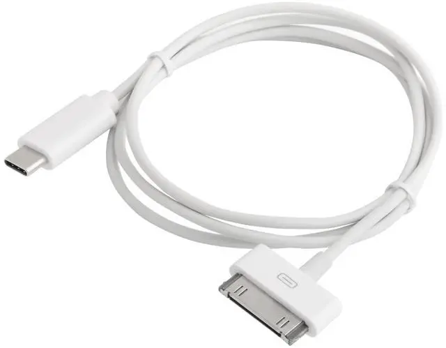 Alt view image 6 of 6 - DIXSG USB C to 30 Pin Data Cable,Type-C to 30-Pin Sync Adapter and Charger Cable Compatible for Old iOS phone 3ft/1m
