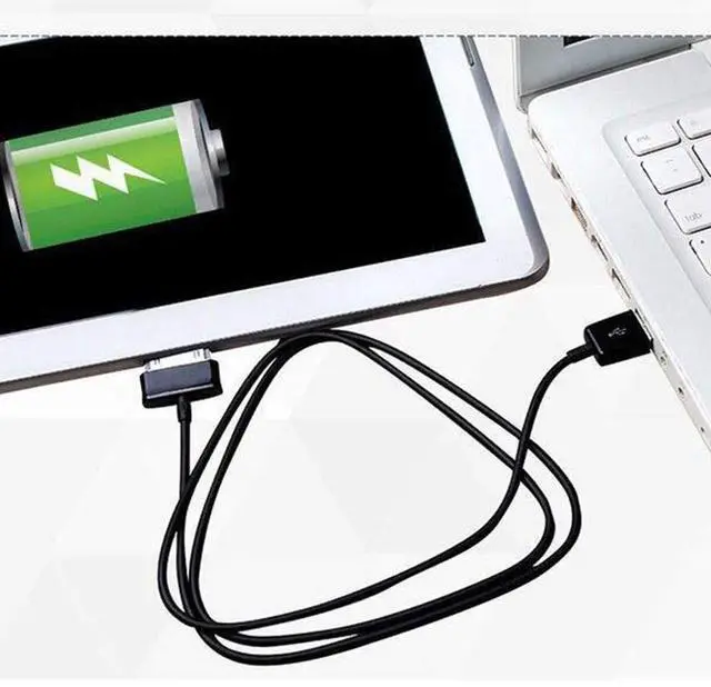 Alt view image 3 of 6 - DIXSG 30 Pin Charging Power Supply Galaxy Tablet USB Charge Cable Cord Compatible with Galaxy Tab 2/P1000/N8000 GT-P5113 GT-N8013 SGH-I497 etc