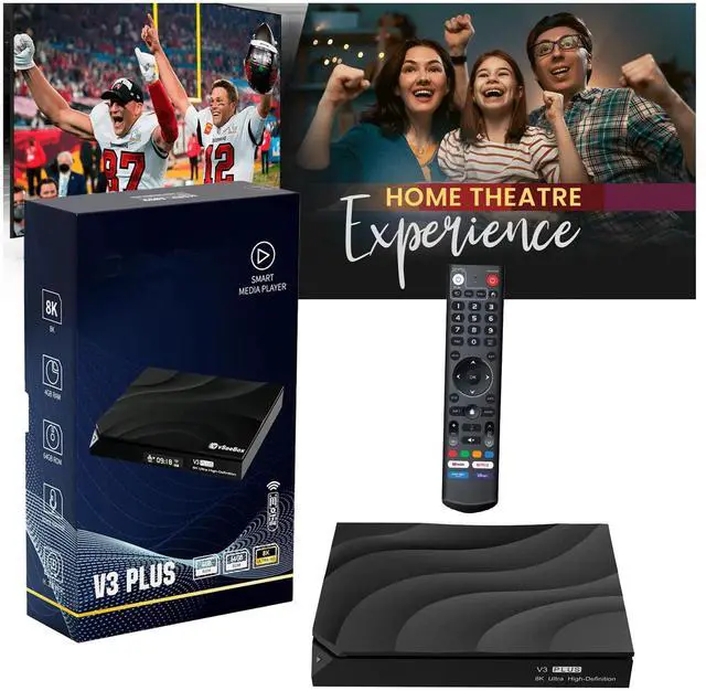 Alt view image 3 of 6 - 2025 vSeeBox V3 Plus Android TV Box | 64GB | Voice Remote | 4K UHD | Fast Ship